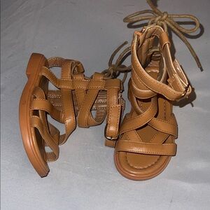 Stylish Tan Kids' Strappy Sandals